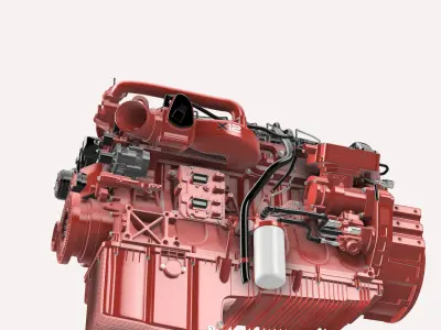Cummins X12 ISG DIESEL ENGINE 3D print model