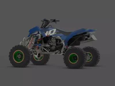 KTM 450 SX Motocross Dirt Bike 3D Model Low-poly 3D model