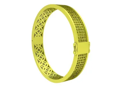 Luxury Pattern Bangle Bracelet Jewelry 3D Model 4154 3D print model