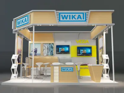 Booth Exhibition Stand a223b 3D model