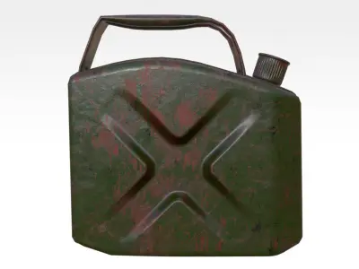Fuel Tank - Type B Low-poly 3D model