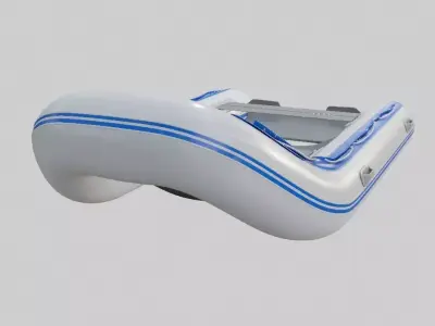 inflatable boat 3D model