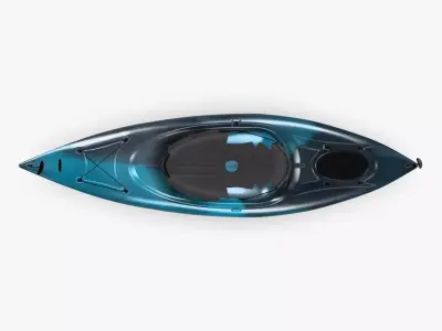 Recreational Kayak boat 3D model