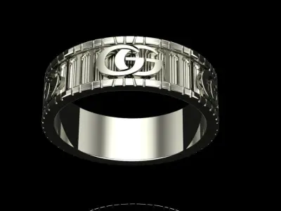 GUCCI RING 3D print model