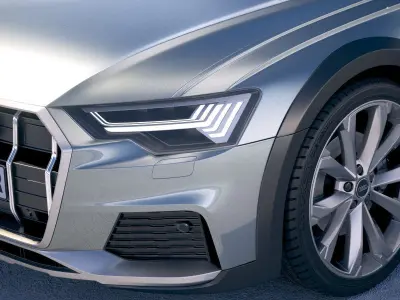  Audi A6 Avant Allroad 2020 3D model