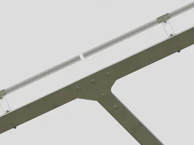 Lightweight Ground Solar Construction Type-2 3D model
