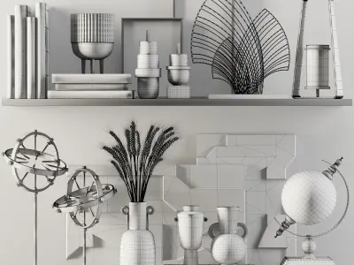 decorative set01 3D model