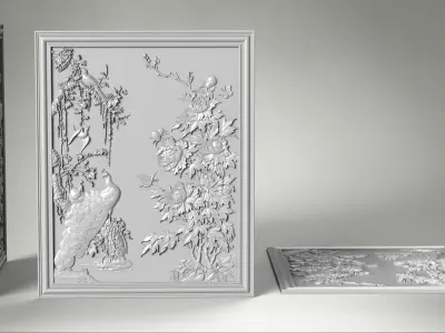 Bird Theme for decoration 3D print model