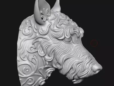 Schnauzer 3D print model