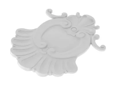 Cartouche Ornament 017 3D model