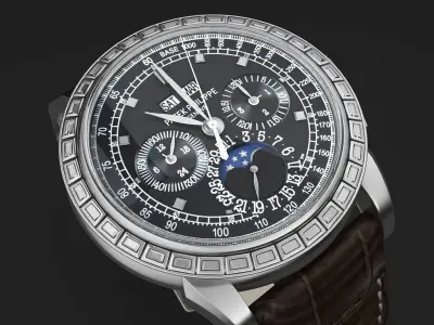 Patek Philippe Grand Complications mens watch 3D model