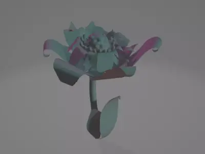 Flower Free 3D model purchase