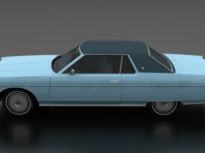 Marquis 2dr 1974 Low-poly 3D model