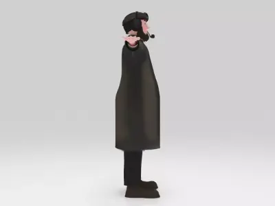 Character George Engineering  Classic Low-poly 3D model