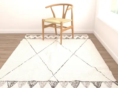 Rugs No 1008 Low-poly 3D model