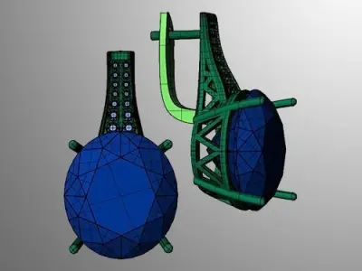 Earrings  od  4 3D print model