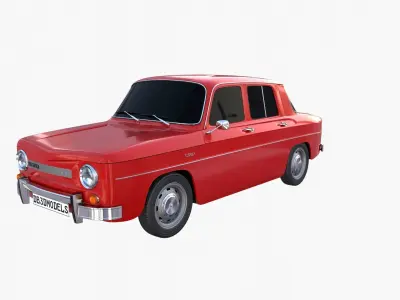 Dacia 1100 Red 3D model