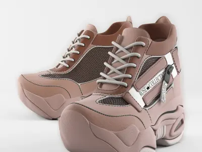 Sneakers ROSE collection 01 3D model