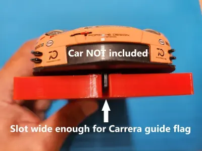 Setup Plate for 132 slot cars Free 3D print model