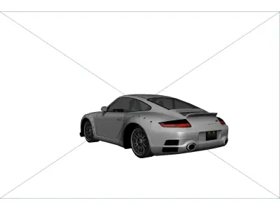 RUF RGT Upgrade Low-poly 3D model