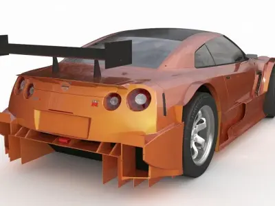 Nissan gtr r35 nismo edition 2017 3D model