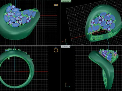 jewelry ring 219 3D print model