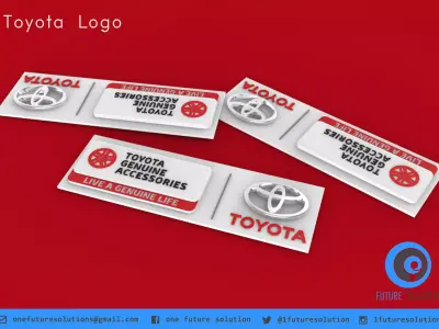 Toyota Logo Free 3D print model