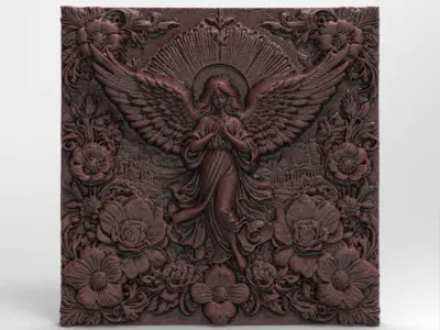 Angle frame cnc model  3D print model