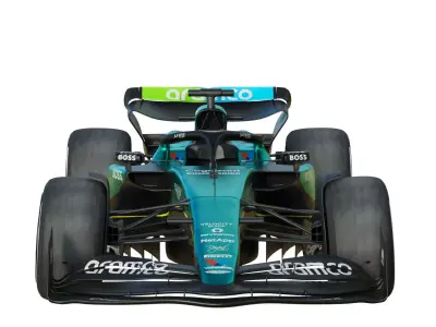 F1 Aston Martin AMR24 2024 3D model
