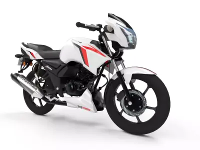 TVS Apache 160 Low-poly 3D model