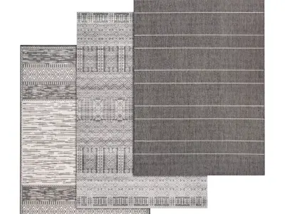 Rug Set 1596 3D model