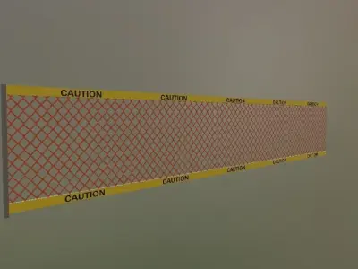 Roadblocks Pack Low-poly 3D model