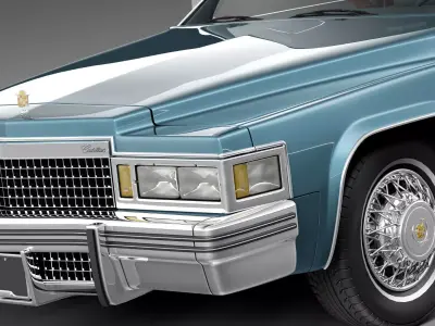 Cadillac DeVille Coupe 1977 3D model