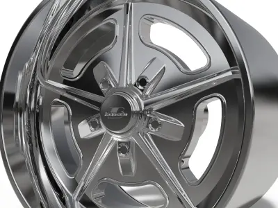 BILLET SPECIALATIES BONNEVILLE CONVENTIONAL WHEEL  3D print model