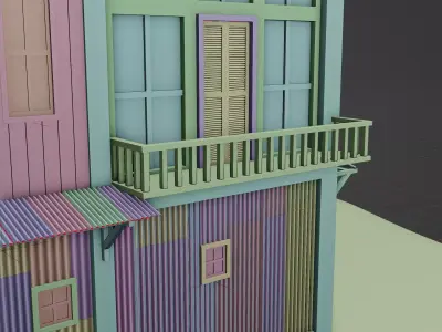 3D old house 3D model
