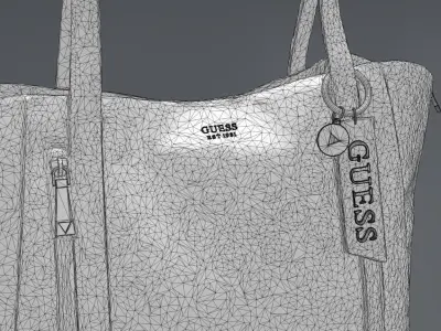 Guess Naya handbag 3D model