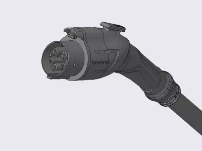 J1772 EV CHARGING CONNECTOR 3D print model