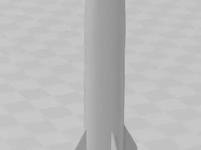 Aggregat 5 German Missile 3D print model