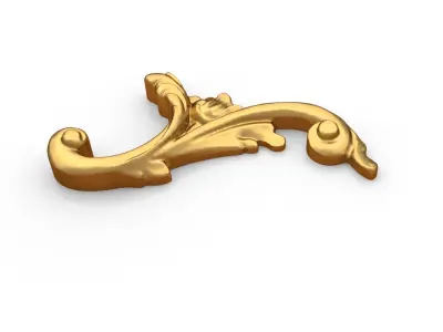 Classic decor ornament 330 3D model