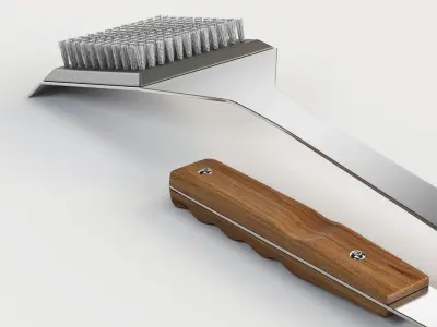 BBQ Grill Brush 3D model
