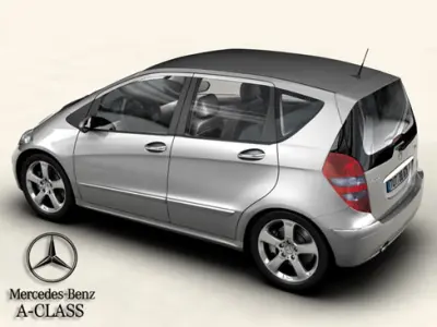 Mercedes A-Class 2005 3D model