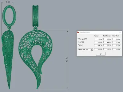 Ultra Vision Pendant  3D print model 3