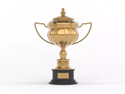 Trophy Cup Collection 3D model 15