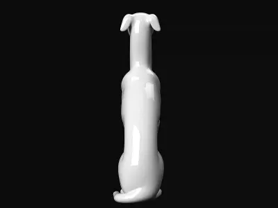 Italian Greyhound 3D print model
