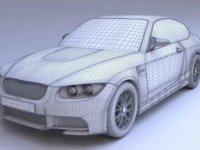 Concept sports car 3D model