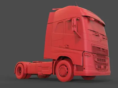 Volvo FH4  3D print model
