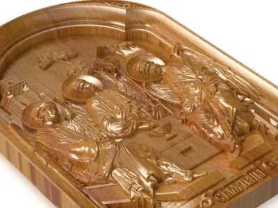 Holy Trinity 3d model for cnc 3dprint 3D model