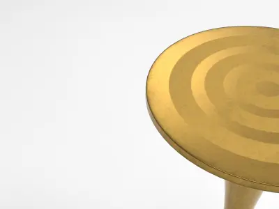 Mizu Side Table Low-poly 3D model