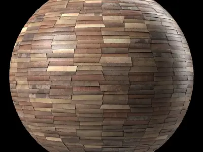 Stone Wall Materials 104- MultiColor StoneWall - Pbr 4k Seamless Texture