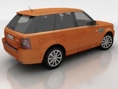 Range Rover Sport Low-poly 3D model
